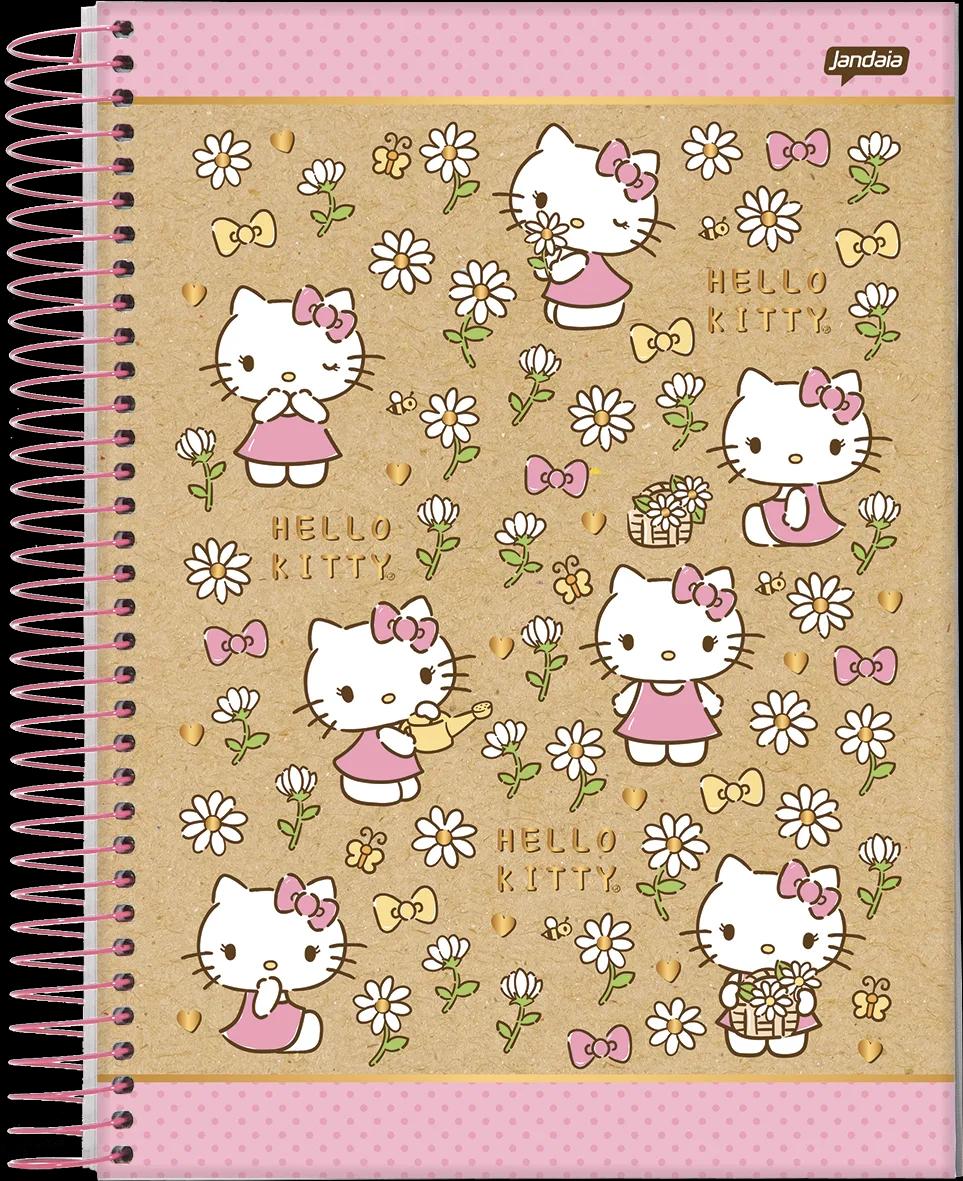 CADERNO ESPIRAL CAPA DURA 1/8 80 FOLHAS - HELLO KITTY KRAFT — miniatura 11