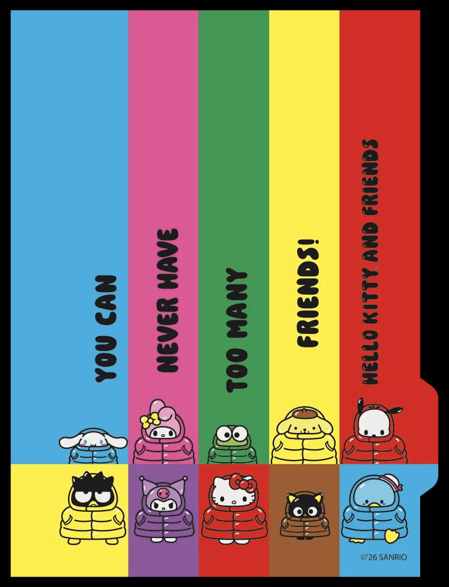 CADERNO ARGOLADO UNIVERSITÁRIO 80 FOLHAS - HELLO KITTY & AMIGOS — miniatura 6