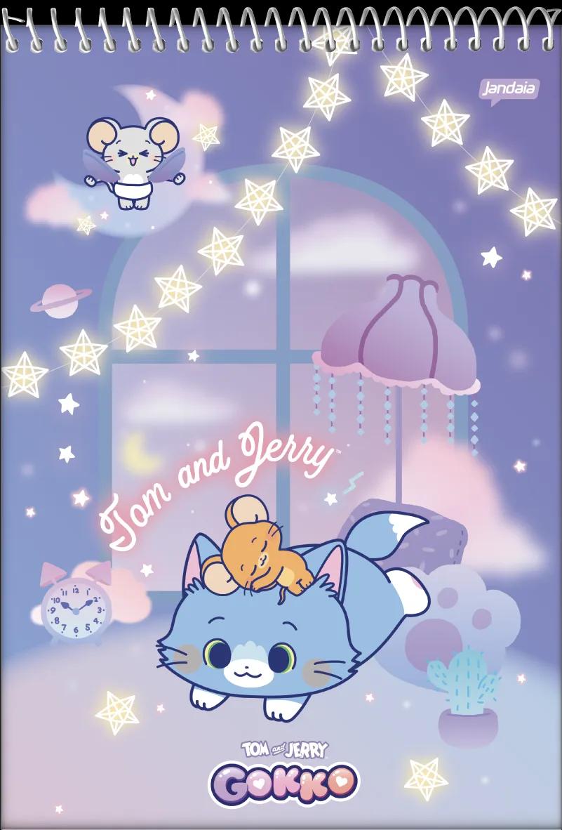 CADERNETA APONTAMENTO ESPIRAL CAPA DURA 80 FOLHAS - GOKKO: TOM & JERRY — miniatura 4