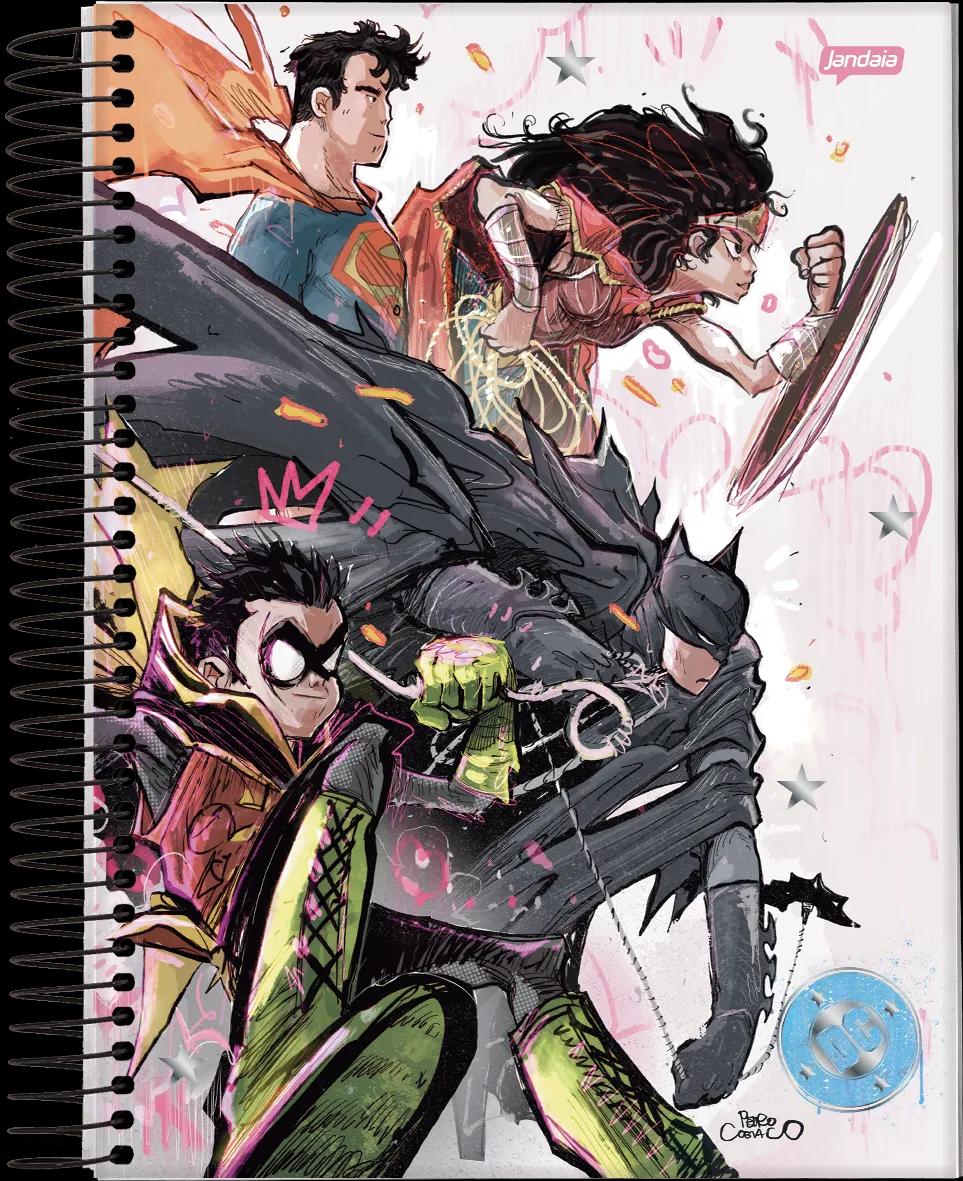 CADERNO ESPIRAL UNIVERSITÁRIO CAPA DURA 12 MATÉRIAS 192 FOLHAS - DC COMICS — miniatura 9