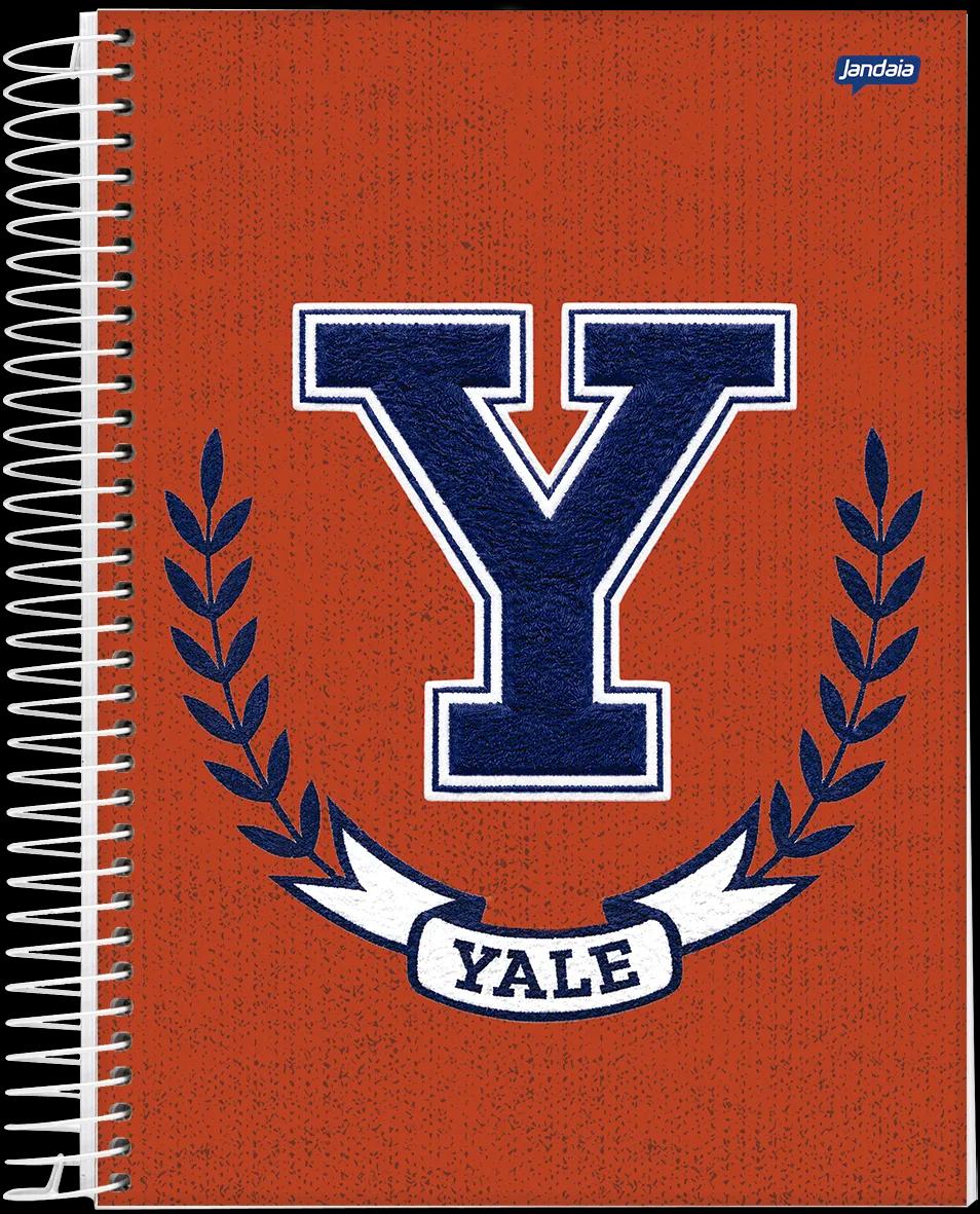 CADERNO ESPIRAL UNIVERSITÁRIO CAPA DURA 10 MATÉRIAS 200 FOLHAS - YALE