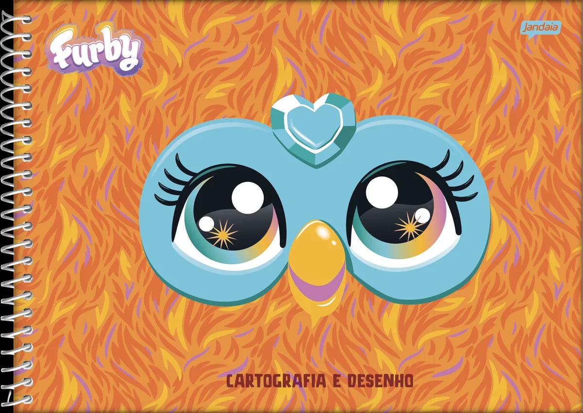 CADERNO ESPIRAL CAPA DURA 80 FOLHAS CARTOGRAFIA - FURBY — miniatura 2