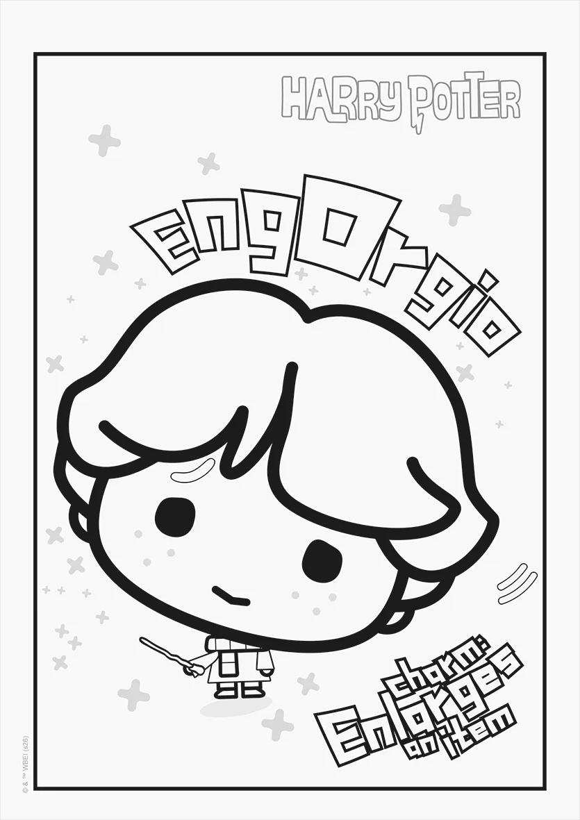 FOLHAS ILUSTRAÇÃO 180G A4 - HARRY POTTER — miniatura 8