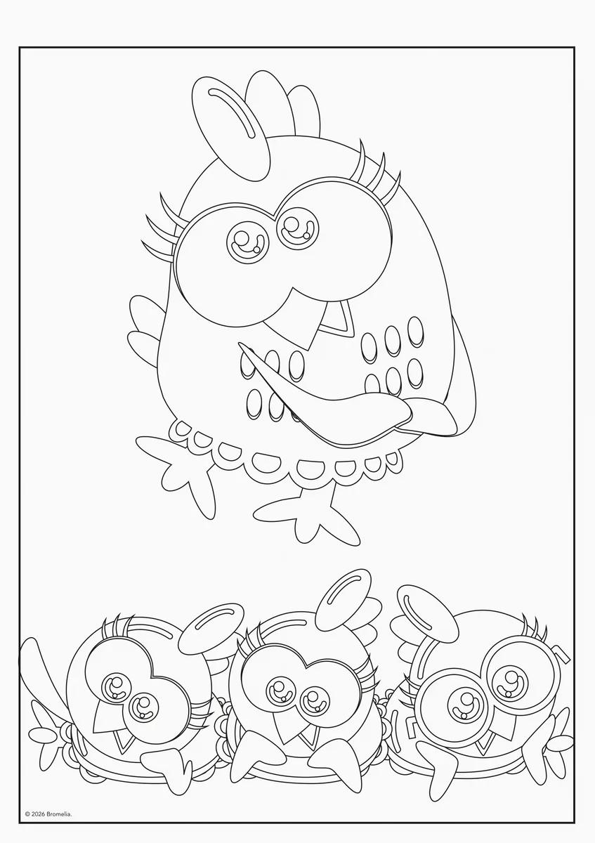 FOLHAS ILUSTRAÇÃO 180G A4 - GALINHA PINTADINHA — miniatura 5