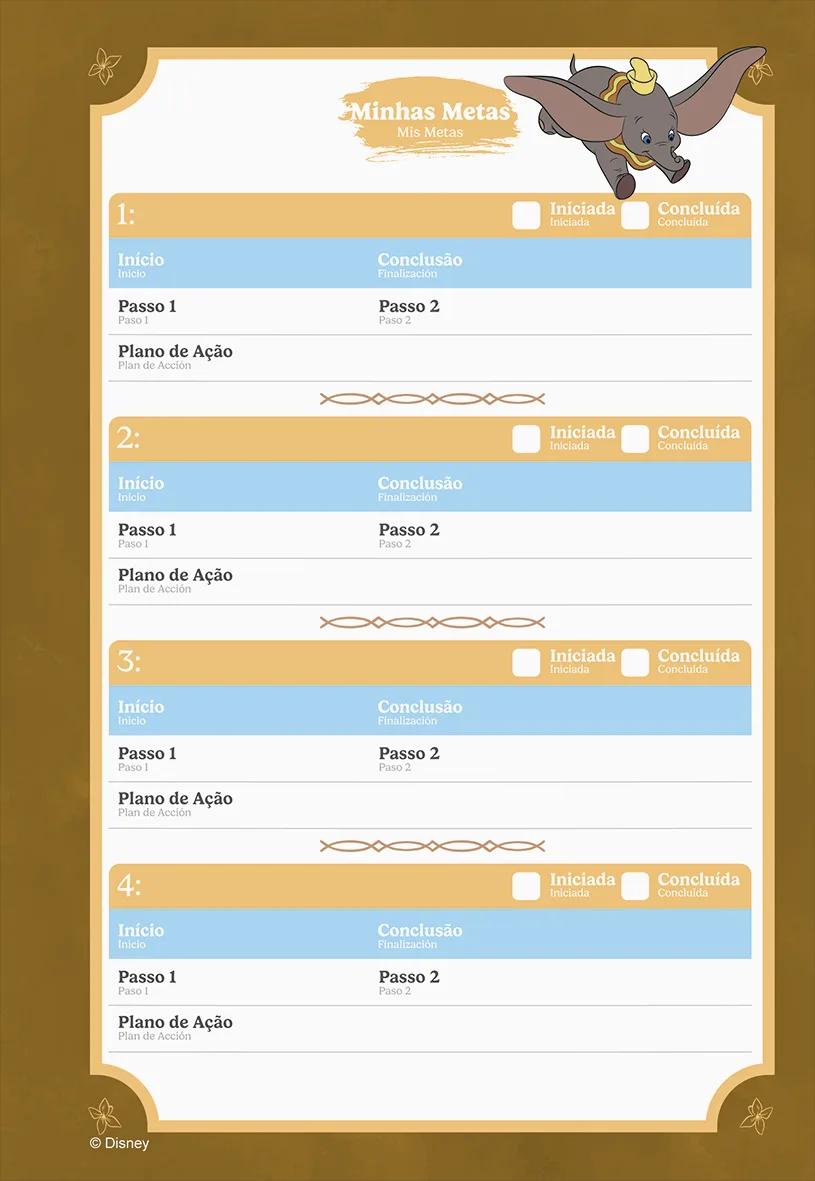 AGENDA DIARIA LOMBADA QUADRADA 138X200MM - DISNEY CLASSICOS — miniatura 5