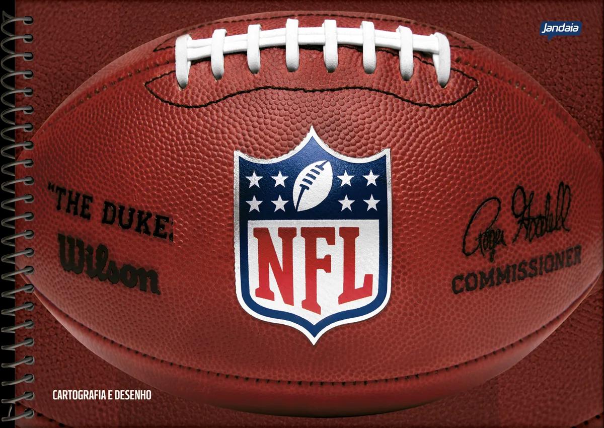 CADERNO ESPIRAL CAPA DURA 80 FOLHAS CARTOGRAFIA - NFL — miniatura 2