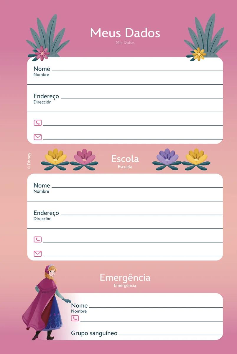 AGENDA PERMANENTE 134X200MM - FROZEN — miniatura 5