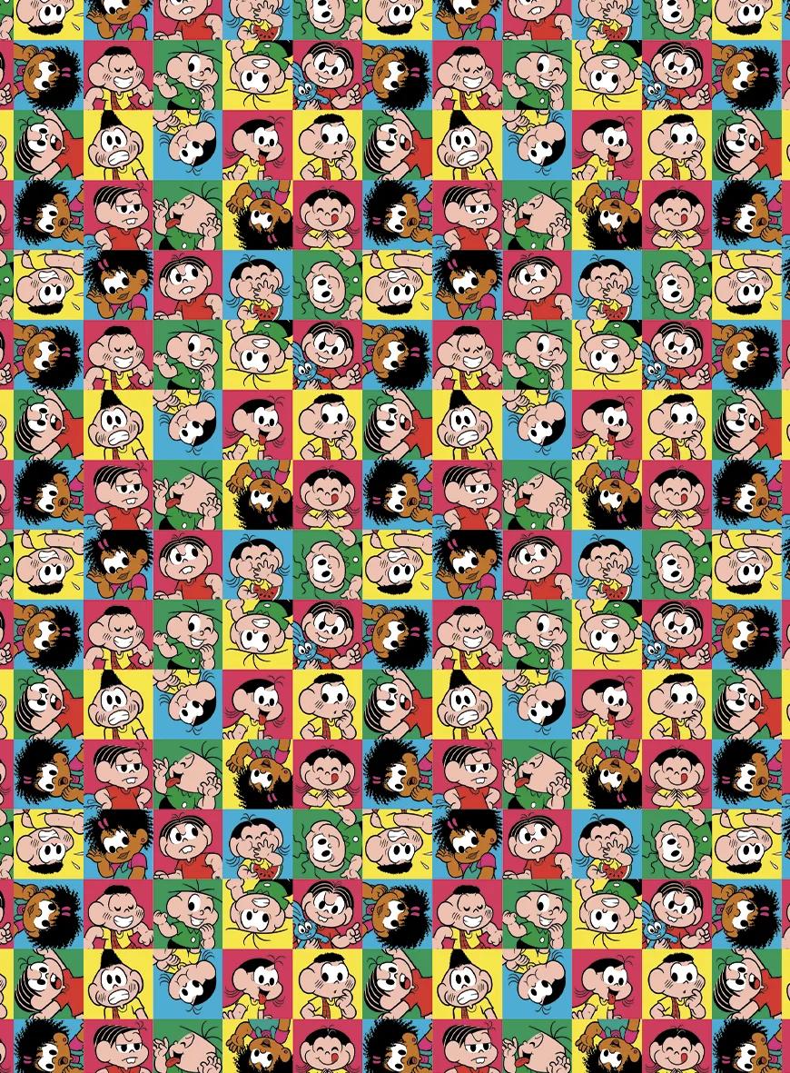 CADERNO ESPIRAL UNIVERSITÁRIO CAPA DURA 10 MATÉRIAS 160 FOLHAS - TURMA DA MÔNICA