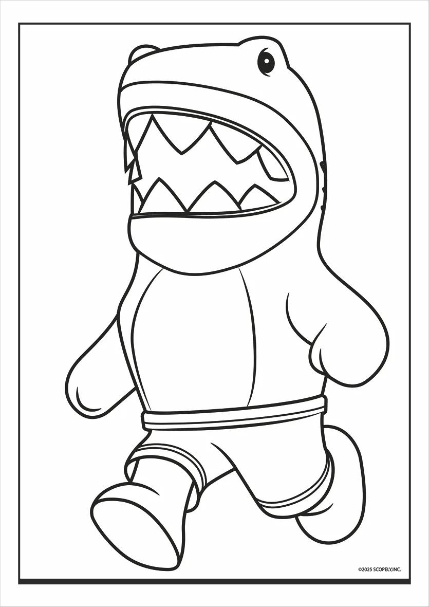 FOLHAS ILUSTRAÇÃO 180G A4 - STUMBLE GUYS — miniatura 15