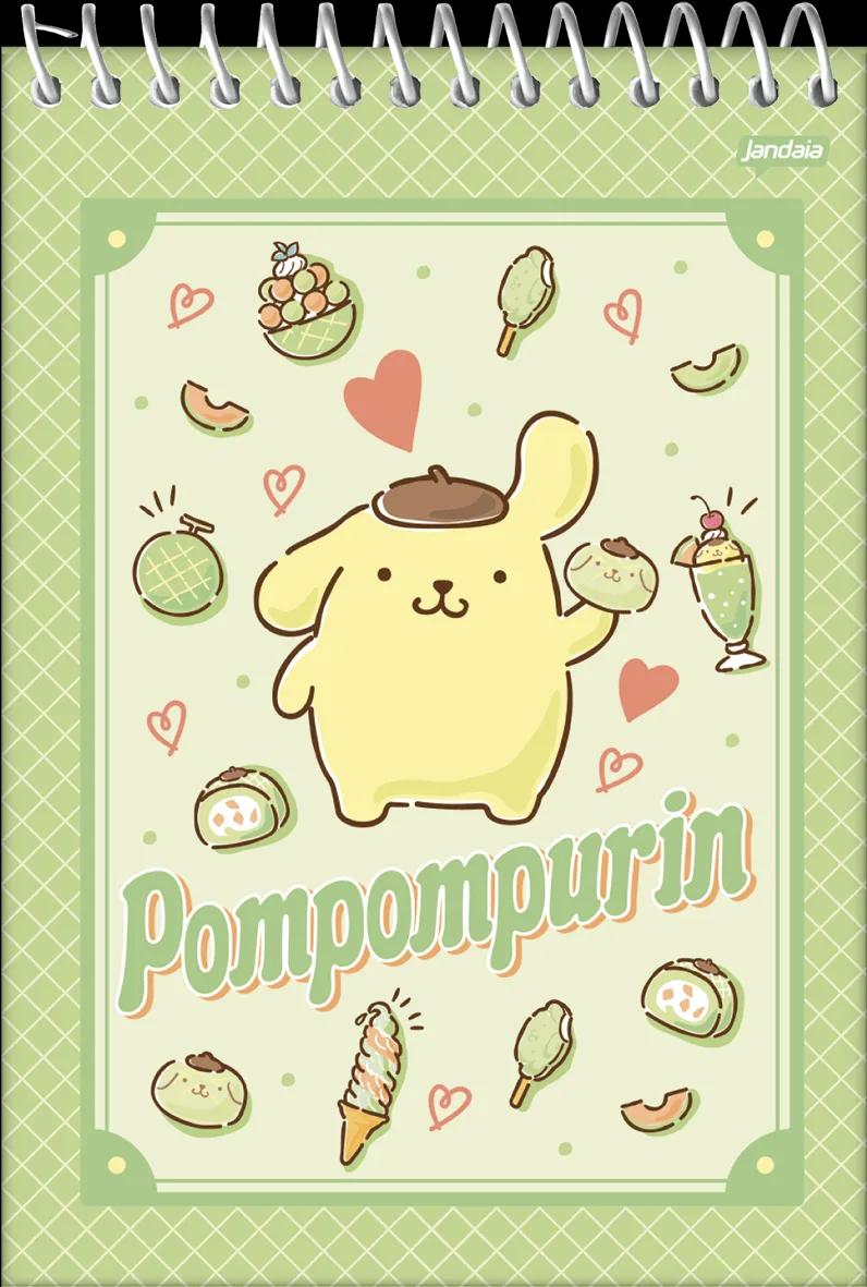 CADERNETA APONTAMENTO ESPIRAL CAPA DURA 80 FOLHAS - POMPOMPURIN — miniatura 4