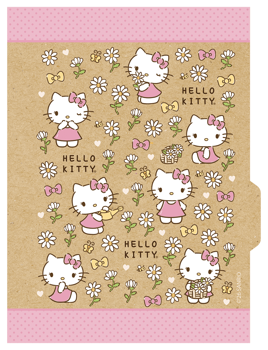 CADERNO COLLEGE CAPA DURA 80 FOLHAS ARGOLADO - HELLO KITTY KRAFT — miniatura 5
