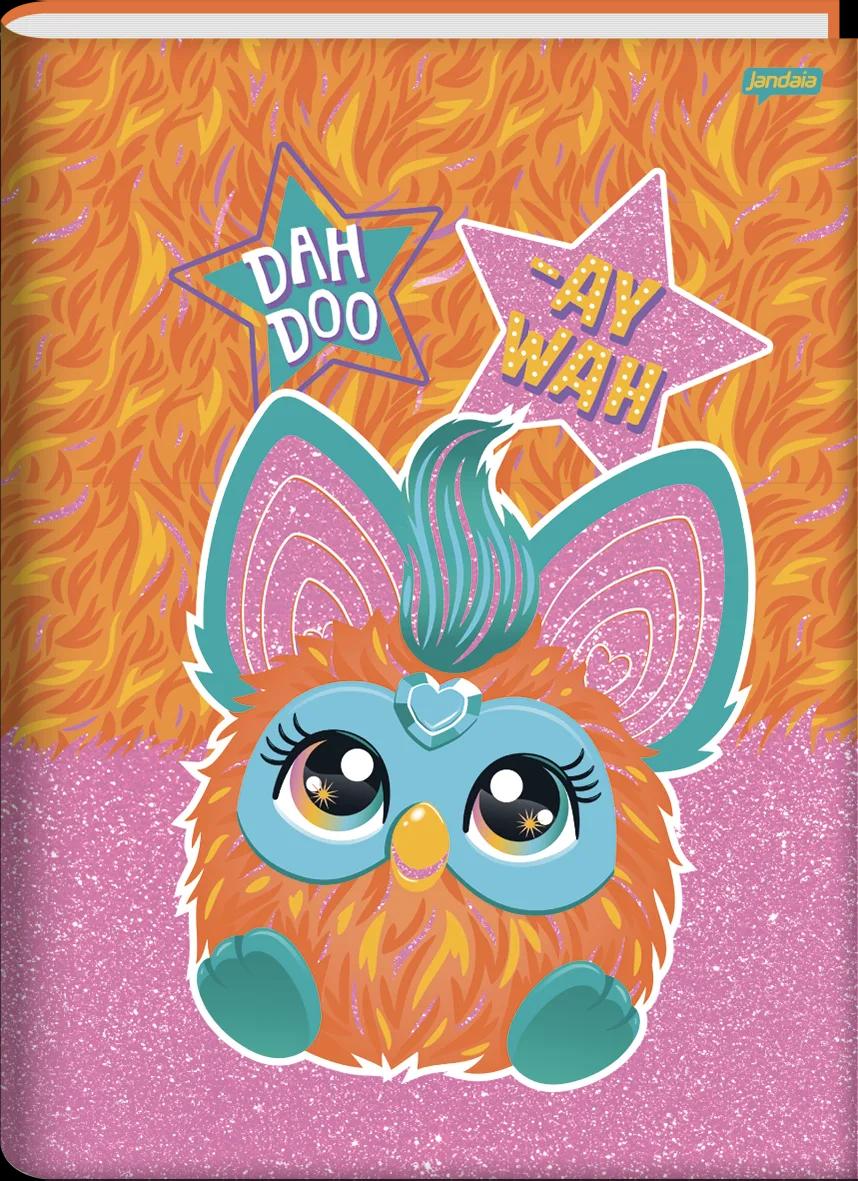 CADERNO BROCHURA CAPA DURA UNIVERSITÁRIO 80 FOLHAS - FURBY