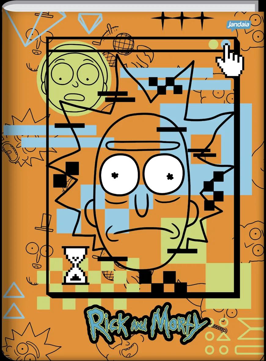 CADERNO BROCHURA CAPA DURA UNIVERSITÁRIO 80 FOLHAS - RICK AND MORTY — miniatura 4