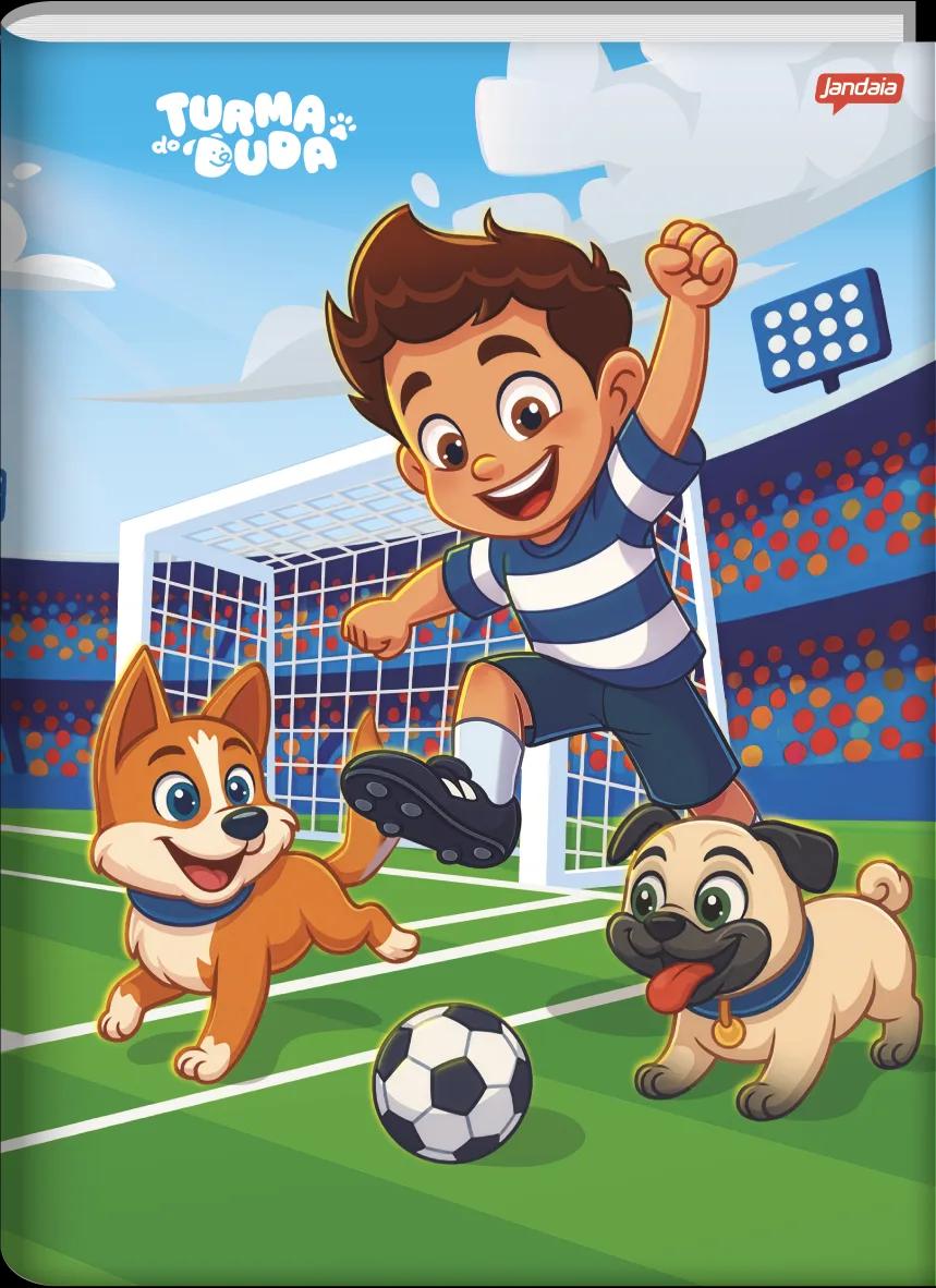 CADERNO BROCHURA 1/4 80 FOLHAS - TURMA DO DUDA