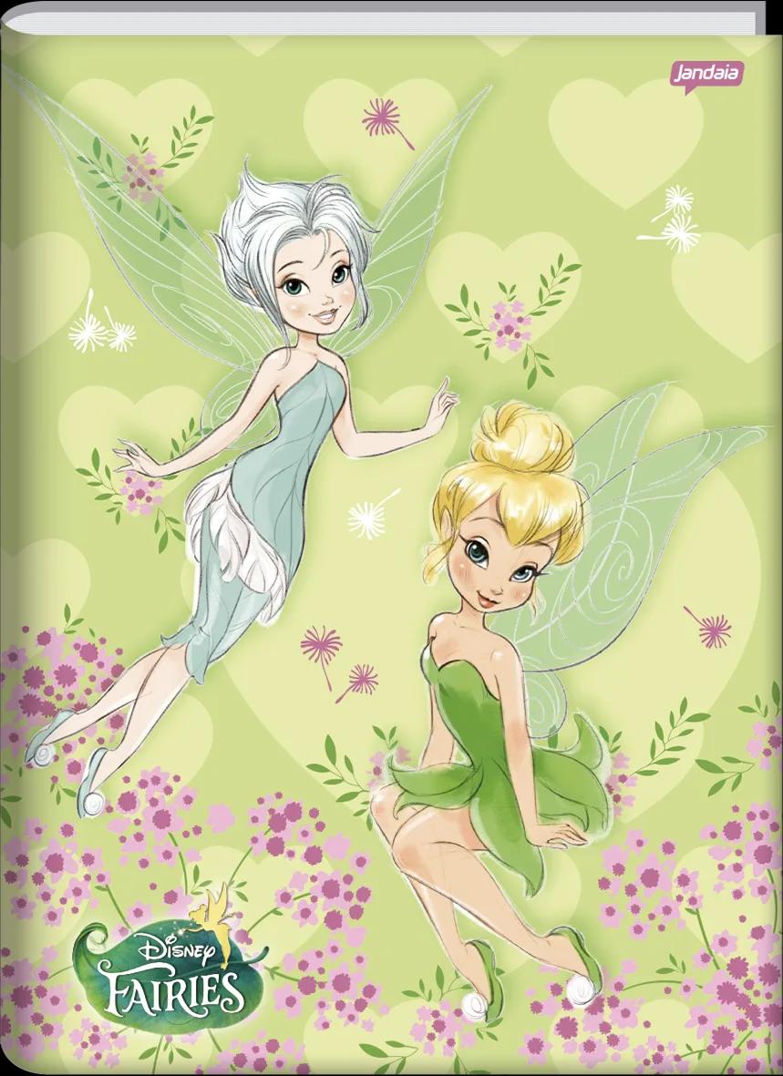 CADERNO BROCHURA CAPA DURA UNIVERSITÁRIO 80 FOLHAS - FADAS DISNEY — miniatura 3