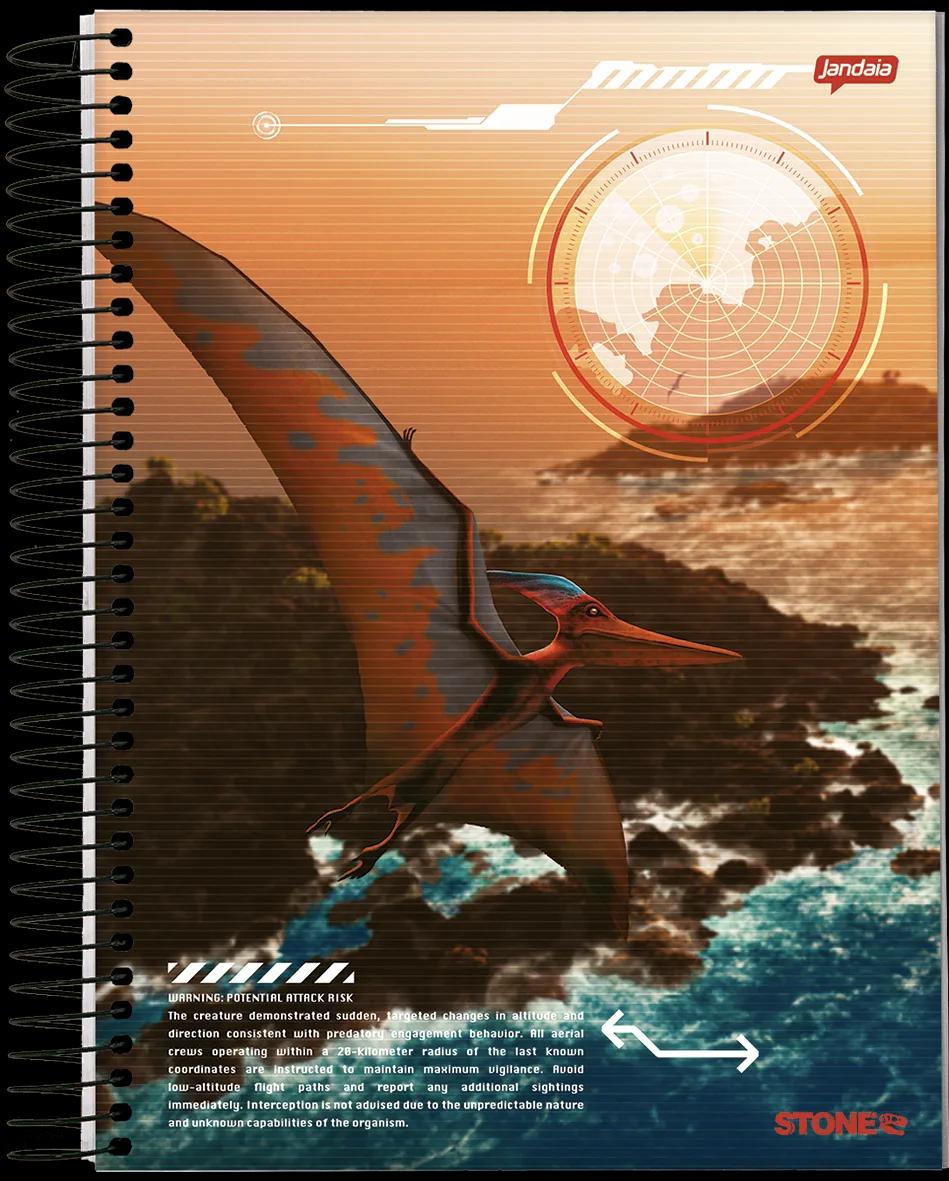 CADERNO ESPIRAL 1/4 CAPA DURA 80 FOLHAS - STONE