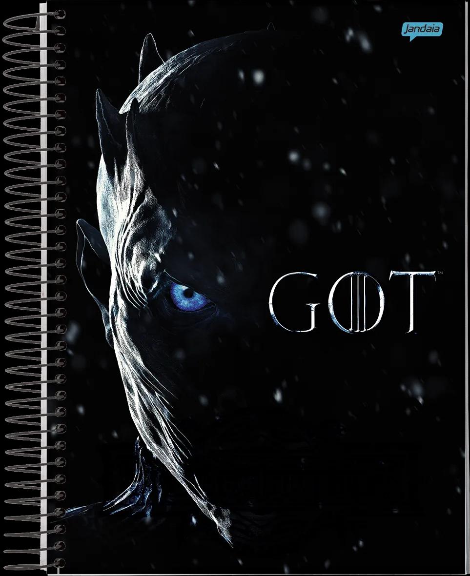 CADERNO ESPIRAL UNIVERSITÁRIO CAPA DURA 01 MATÉRIA 80 FOLHAS - GAME OF THRONES — miniatura 2