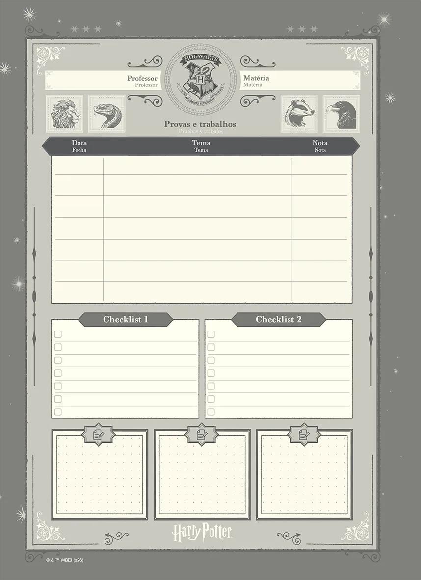CADERNO UNIVERSITÁRIO CAPA DURA 01 MATÉRIA 80 FOLHAS NEO - HARRY POTTER — miniatura 4