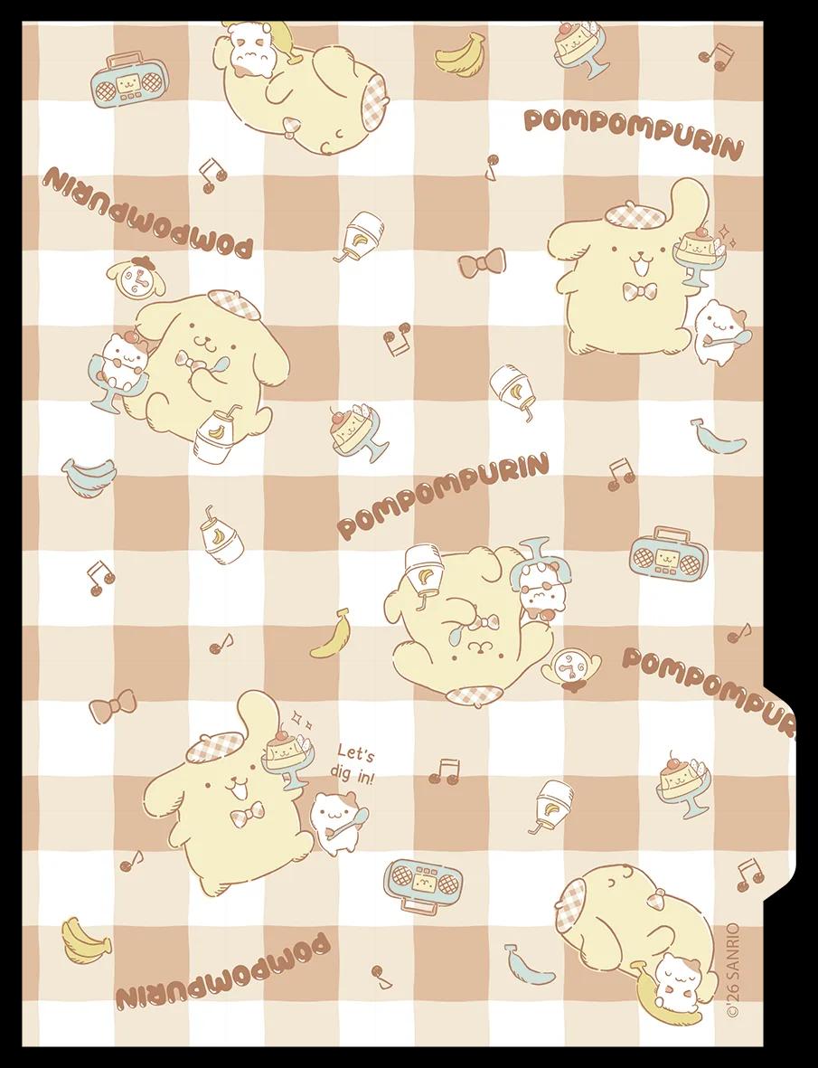 CADERNO COLLEGE CAPA DURA 80 FOLHAS ARGOLADO - POMPOMPURIN — miniatura 8