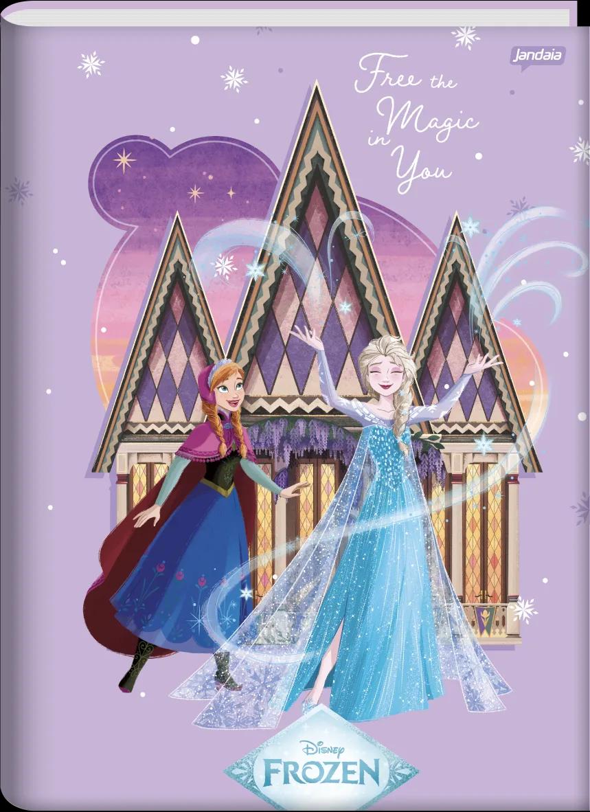 CADERNO BROCHURA CAPA DURA UNIVERSITÁRIO 80 FOLHAS - FROZEN — miniatura 6