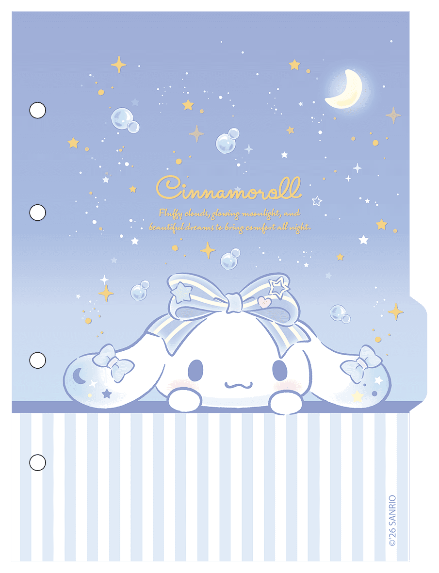 CADERNO COLLEGE CAPA DURA 80 FOLHAS ARGOLADO - CINNAMOROLL — miniatura 4