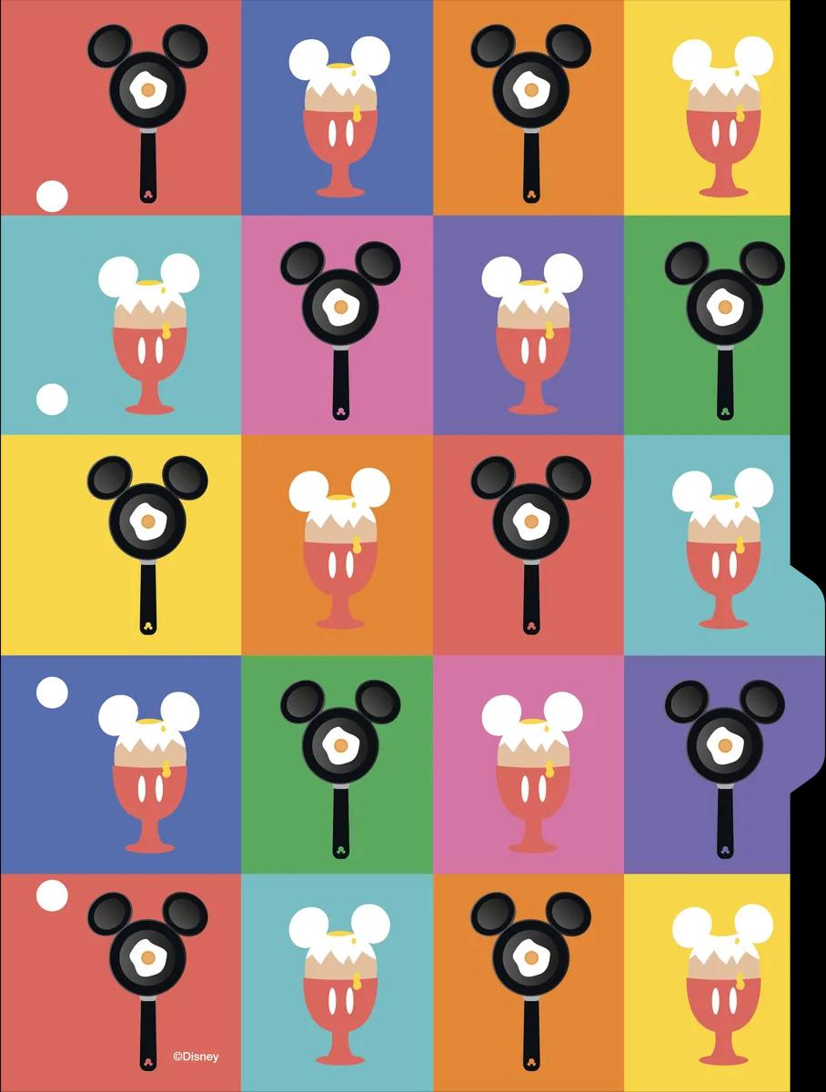 CADERNO COLLEGE CAPA DURA 80 FOLHAS ARGOLADO - MICKEY HEADS — miniatura 7