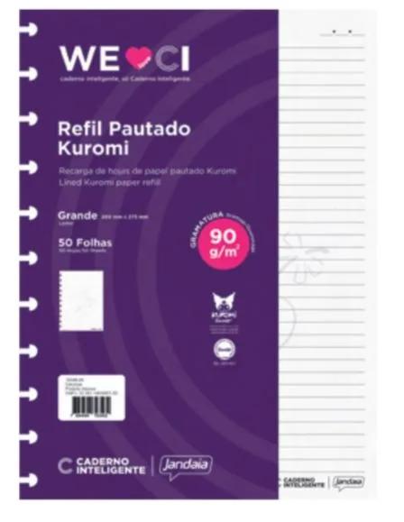 CADERNO INTELIGENTE REFIL 1/4 50FLS 01/PT KUROMI — miniatura 2
