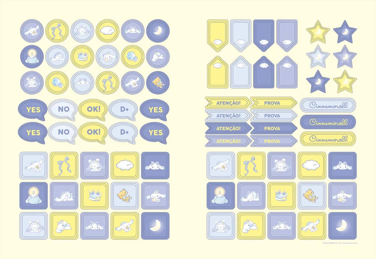 CADERNO BROCHURA CAPA DURA UNIVERSITÁRIO 80 FOLHAS - CINNAMOROLL