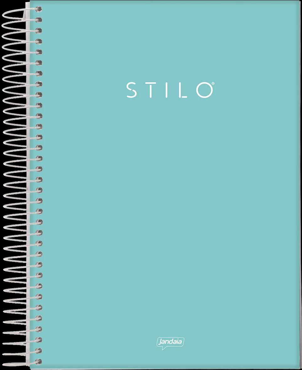 CADERNO ESPIRAL CAPA DURA 1/4 80 FOLHAS - STILO — miniatura 2