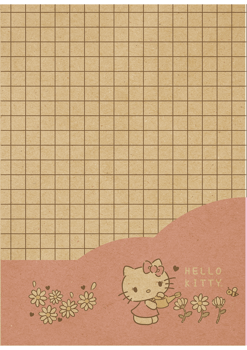 CADERNO ESPIRAL CAPA DURA 1/8 80 FOLHAS - HELLO KITTY KRAFT — miniatura 5