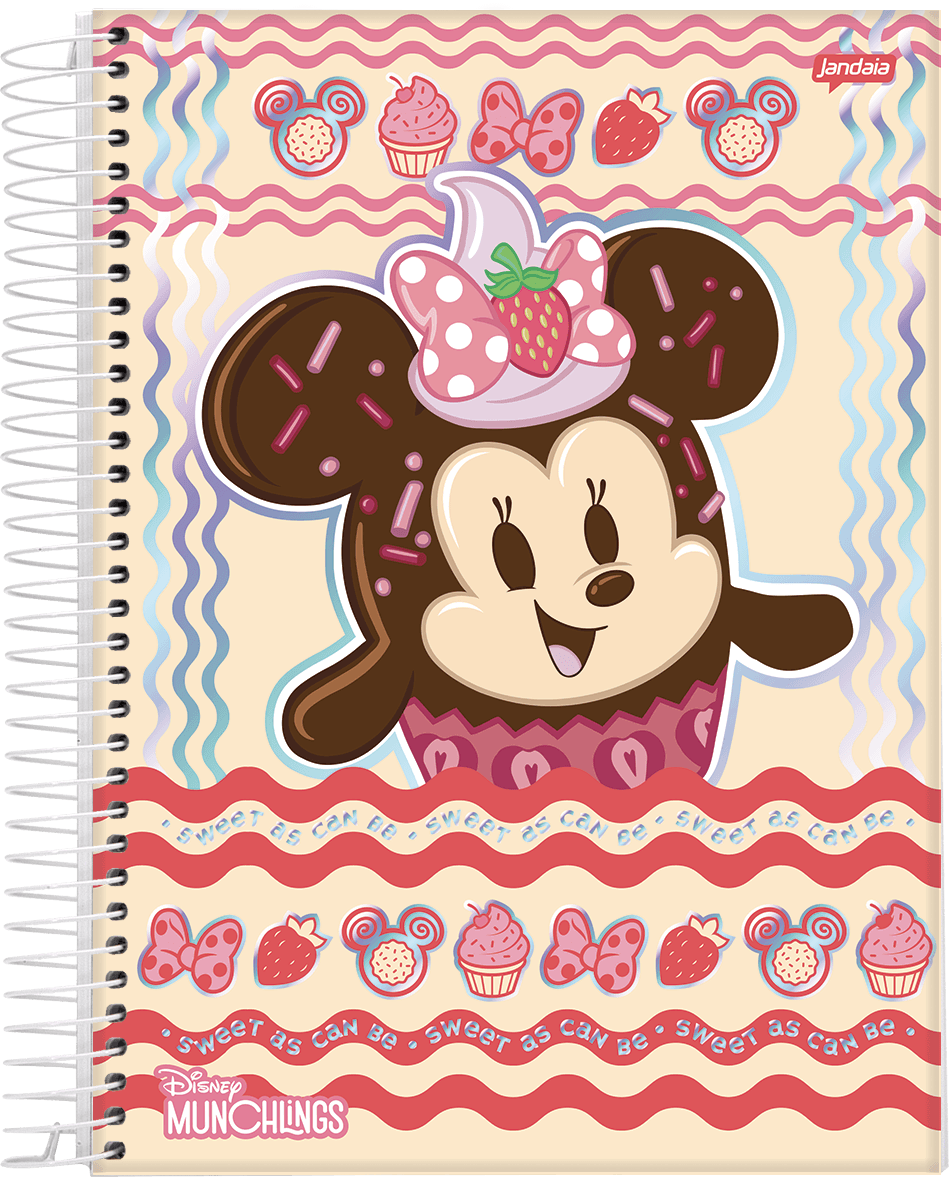 CADERNO ESPIRAL UNIVERSITÁRIO CAPA DURA 10 MATÉRIAS 160 FOLHAS - DISNEY MUNCHLINGS — miniatura 2