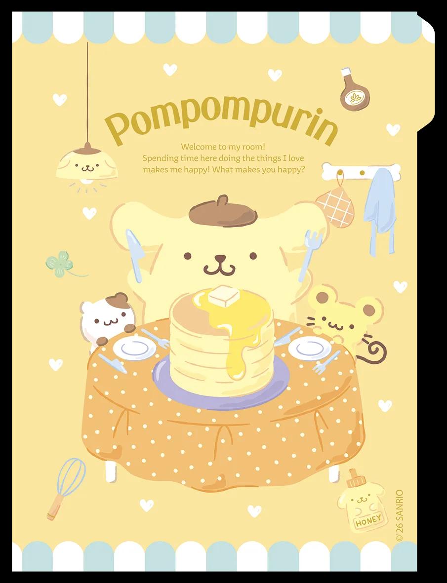CADERNO COLLEGE CAPA DURA 80 FOLHAS ARGOLADO - POMPOMPURIN — miniatura 4