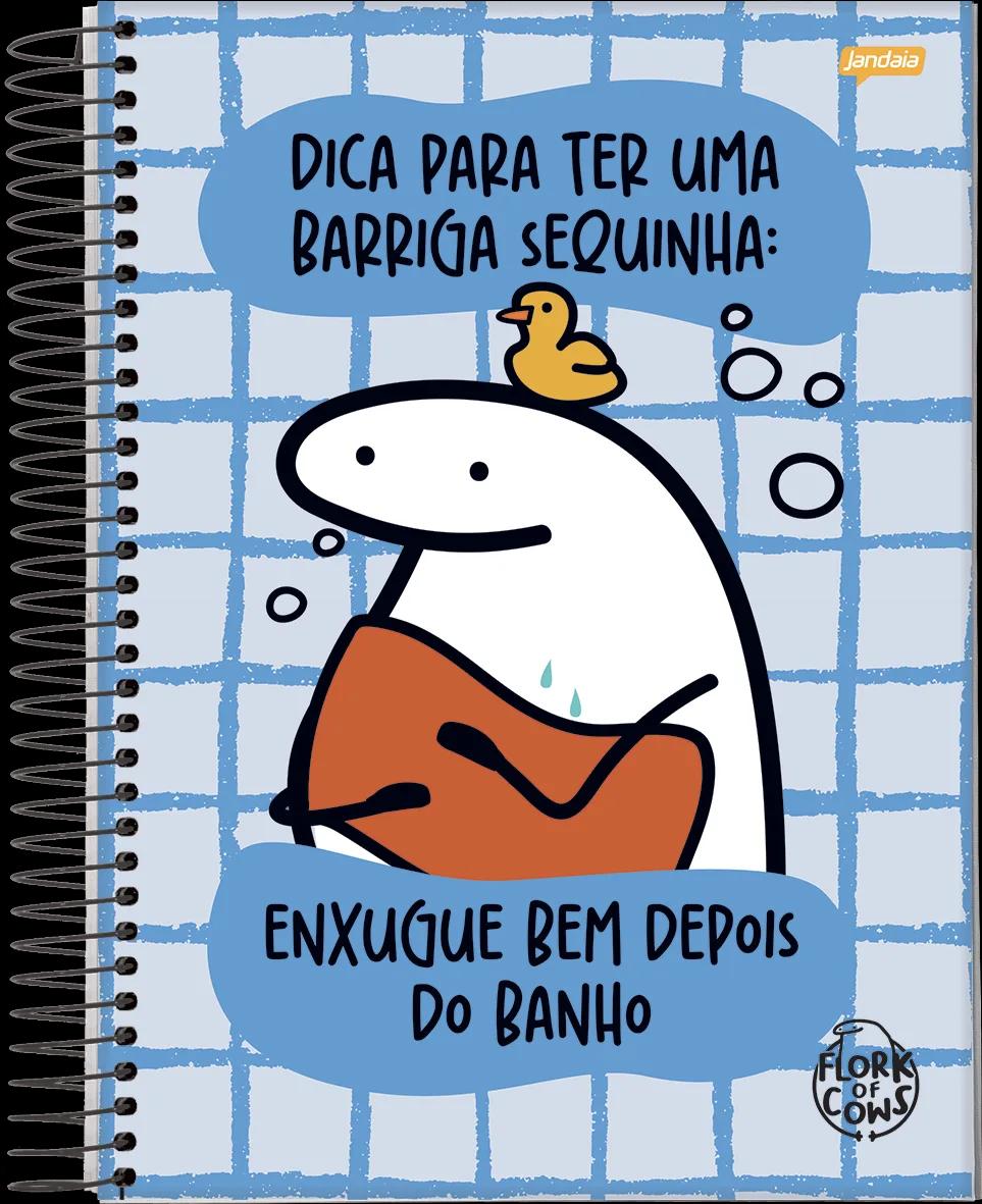 CADERNO ESPIRAL UNIVERSITÁRIO CAPA DURA 12 MATÉRIAS 192 FOLHAS - FLORK — miniatura 3