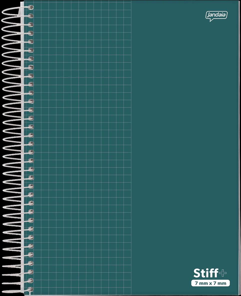 CADERNO ESPIRAL UNIV QUAD 7X7MM 200X275MM 96 FOLHAS - STIFF + — miniatura 3
