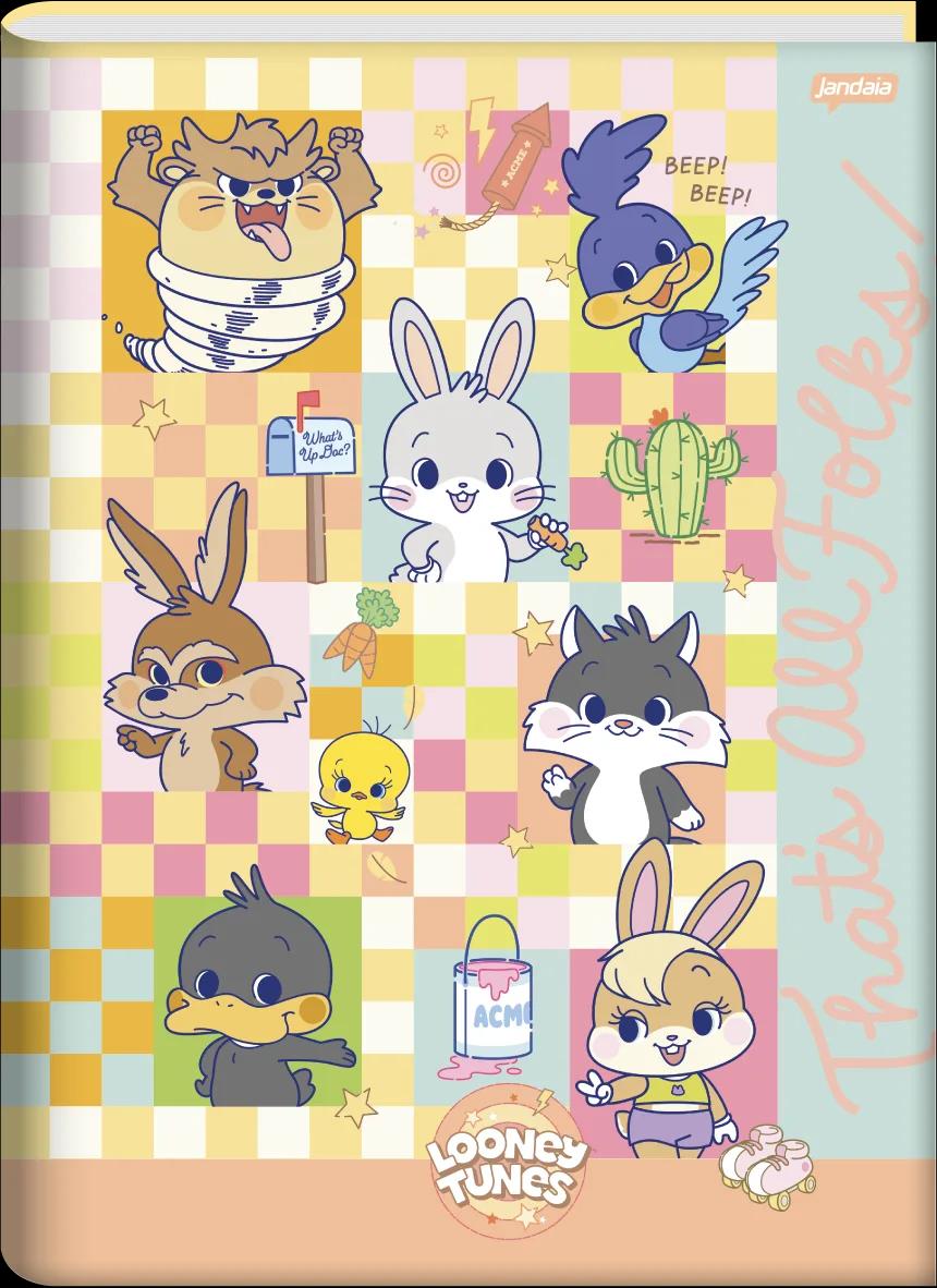 CADERNO BROCHURA CAPA DURA UNIVERSITÁRIO 80 FOLHAS - GOKKO: LOONEY TUNES — miniatura 3