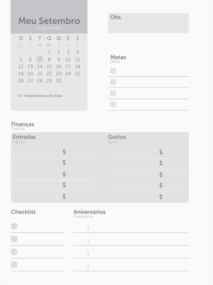 AGENDA DIÁRIA ESPIRAL 133X178MM 176FLS - IT GIRL — miniatura 6