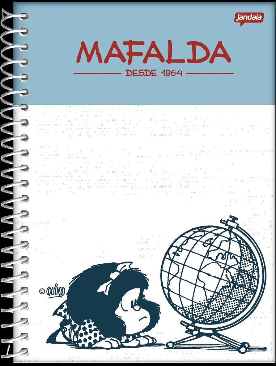 CADERNO ESPIRAL CAPA DURA 10 MATÉRIAS COLLEGE - MAFALDA — miniatura 7