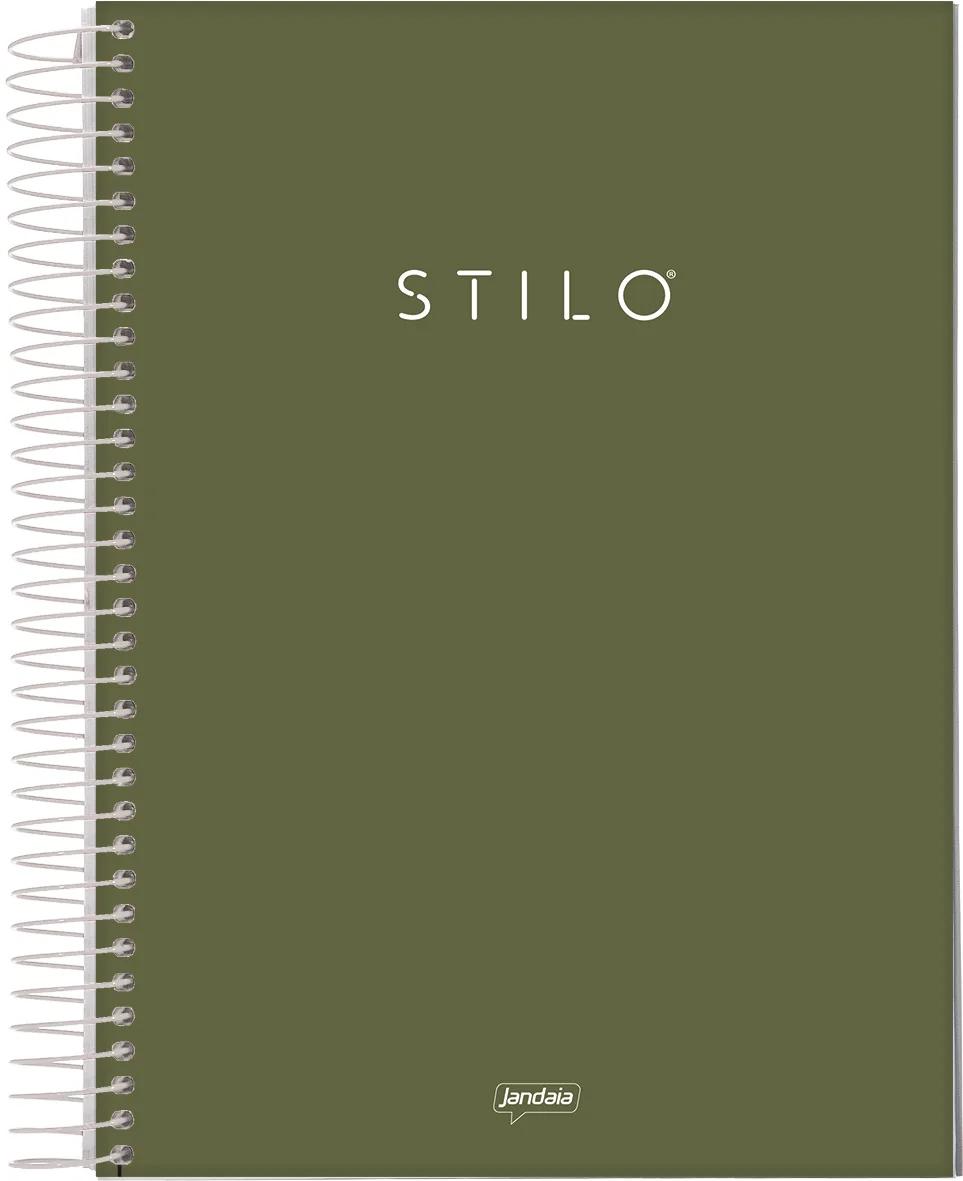 CADERNO ESPIRAL UNIVERSITÁRIO CAPA DURA 01 MATÉRIA 80 FOLHAS - STILO TREND — miniatura 2