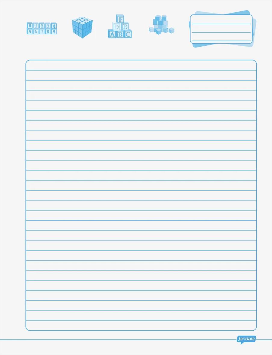 CADERNO BROCHURA CAPA DURA LINGUAGEM 40 FOLHAS - MEU PRIMEIRO JANDAINHA — miniatura 2