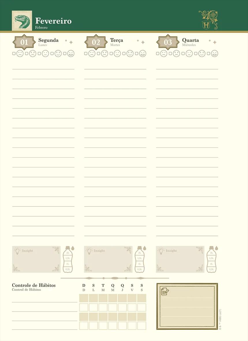 AGENDA PLANEJAMENTO ESPIRAL 200X275MM - HARRY POTTER — miniatura 9