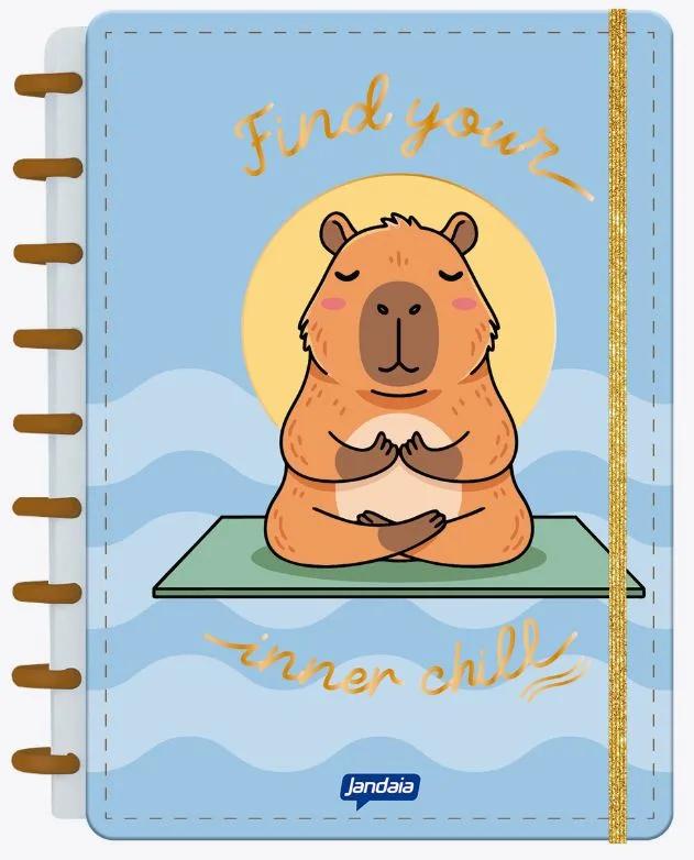 CADERNO NEODISC 1/4 CAPA DURA 80 FOLHAS - CAPYMOOD