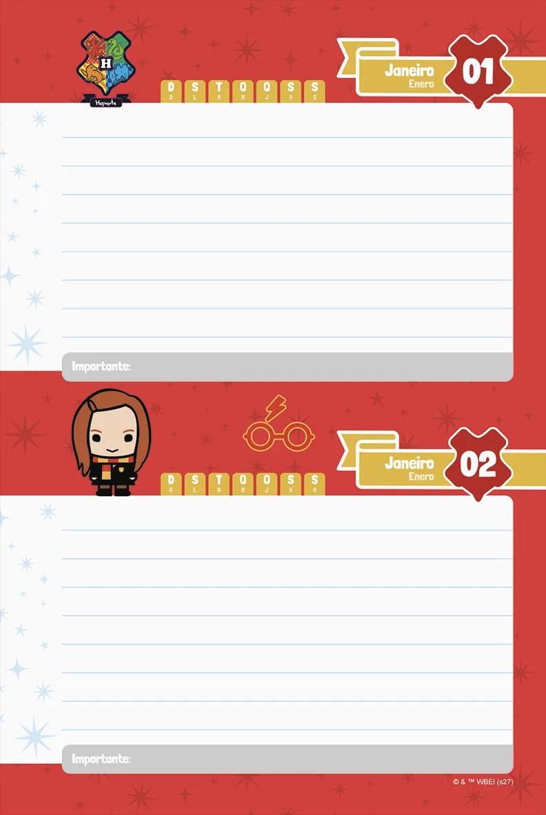 AGENDA PERMANENTE 134X200MM - HARRY POTTER — miniatura 7