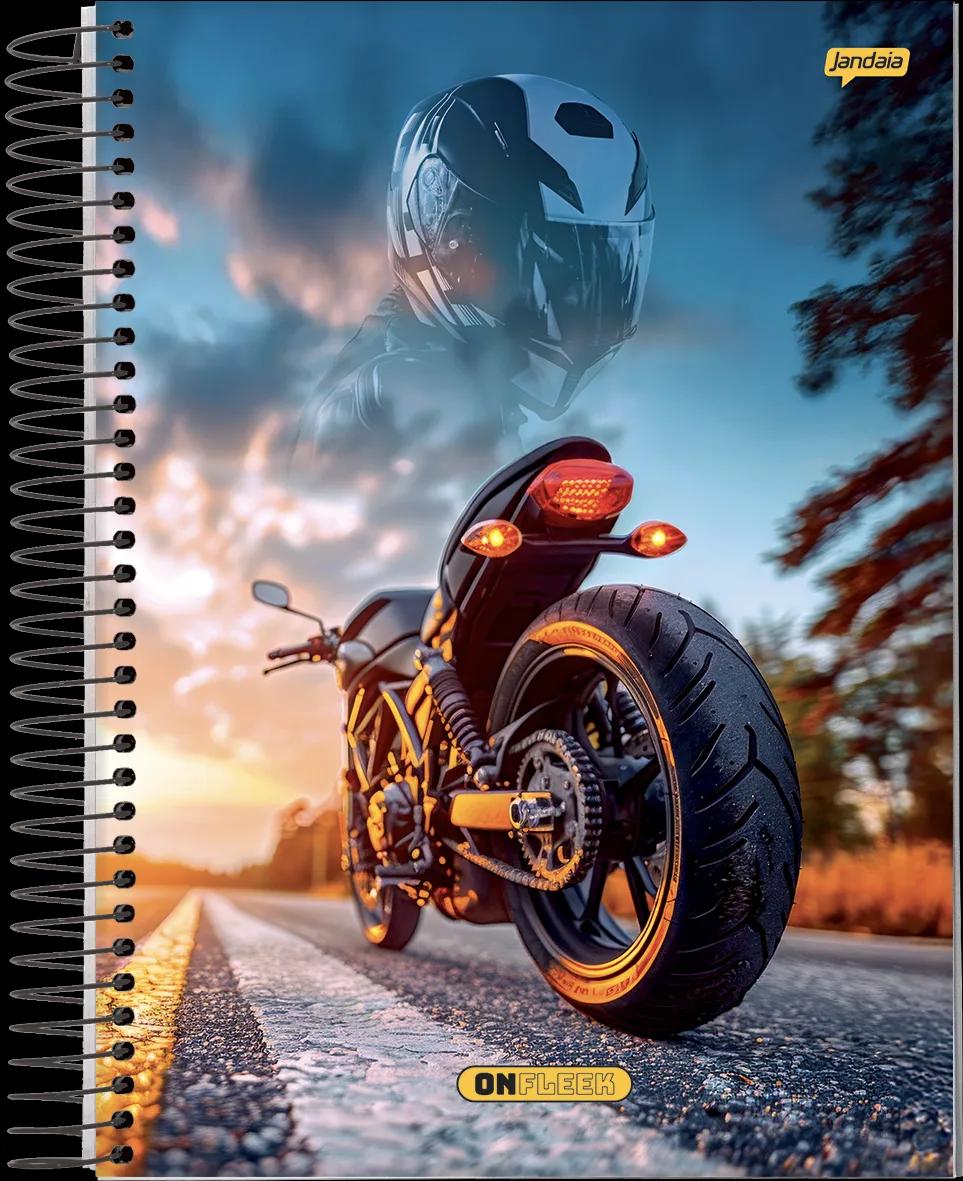 CADERNO ESPIRAL UNIVERSITÁRIO CAPA DURA 01 MATÉRIA 96 FOLHAS - ON FLEEK