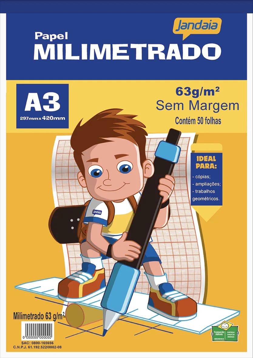BLOCO A3 MILIMETRADO - BASIC ART