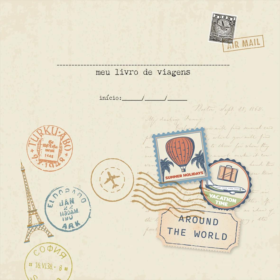 CADERNO LOMBADA QUADRADA CAPA DURA VIAGENS - ECO WAY — miniatura 3