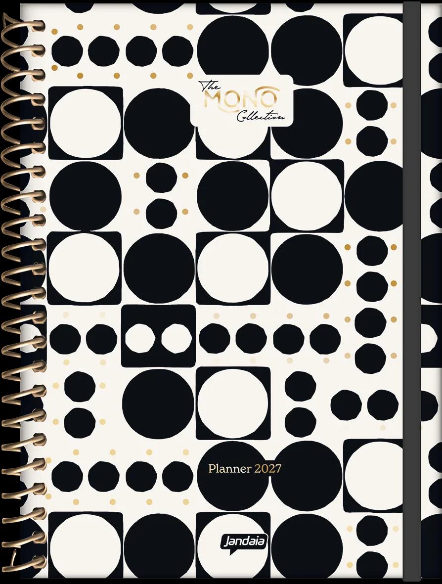 AGENDA PLANEJAMENTO ESPIRAL 175X242MM 80 FOLHAS - MONO — miniatura 3