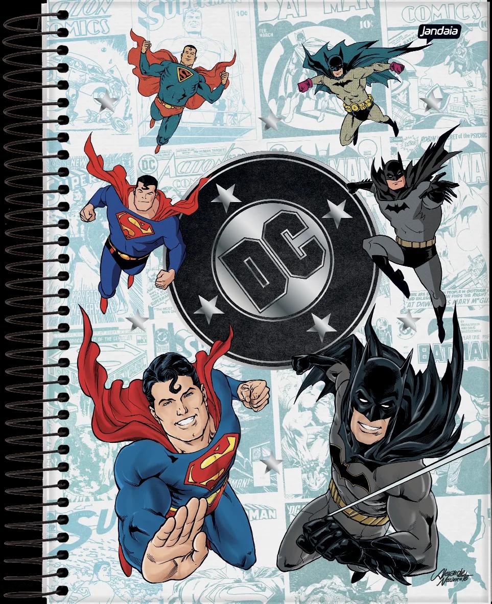 CADERNO ESPIRAL UNIVERSITÁRIO CAPA DURA 20 MATÉRIAS 320 FOLHAS - DC COMICS — miniatura 6