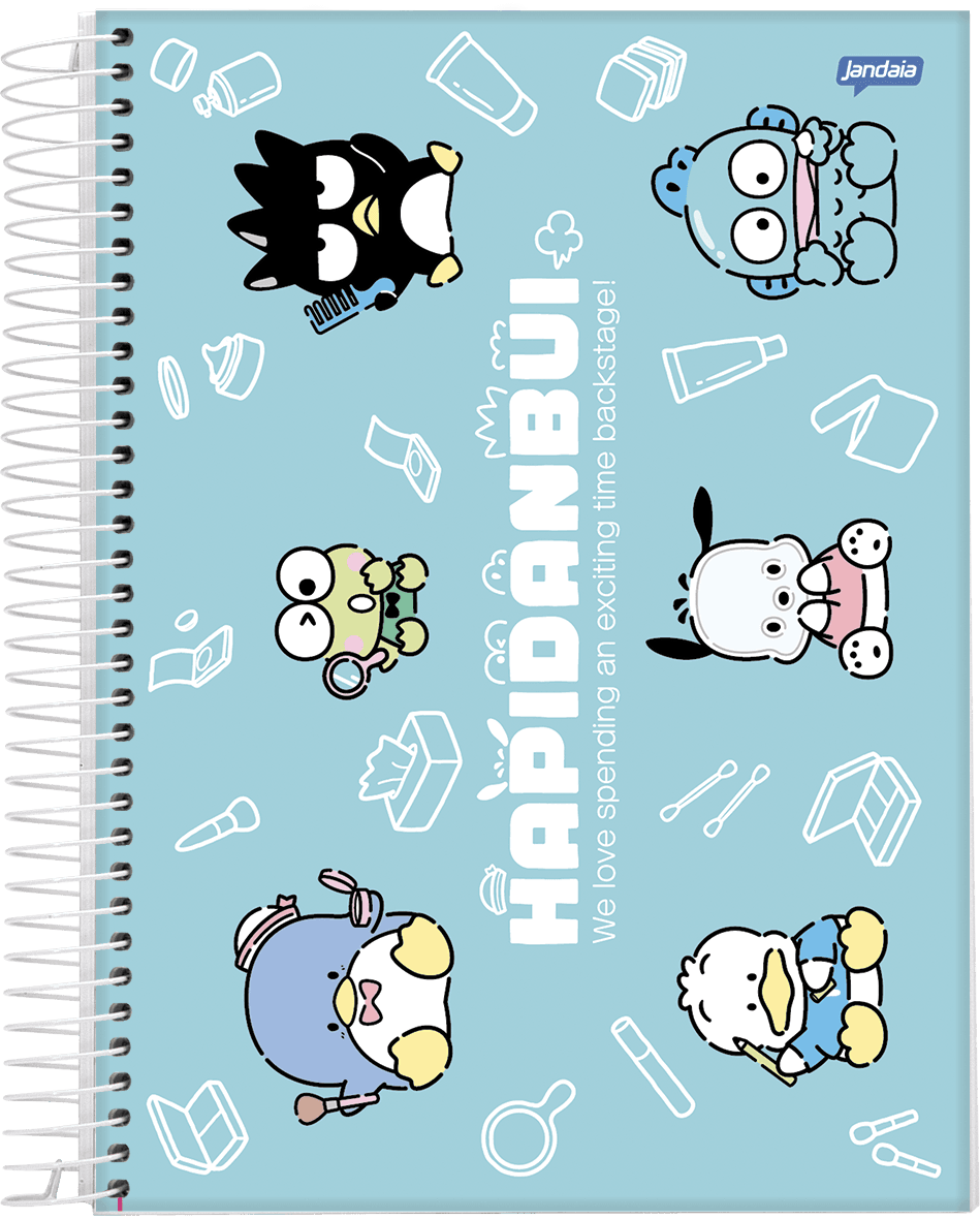 CADERNO ESPIRAL UNIVERSITÁRIO CAPA DURA 01 MATÉRIA 80 FOLHAS - HAPIDANBUI — miniatura 4