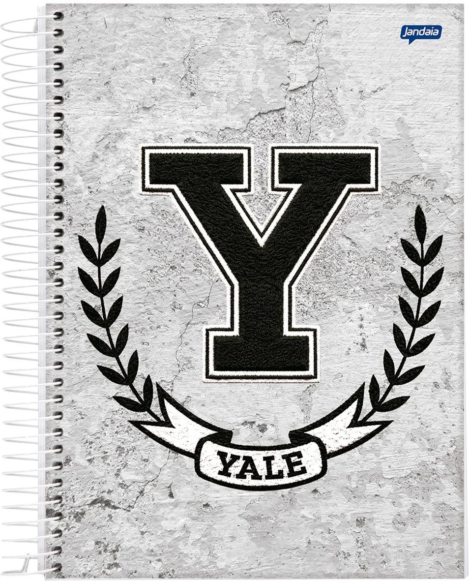 CADERNO ESPIRAL CAPA DURA 1/4 80 FOLHAS - YALE