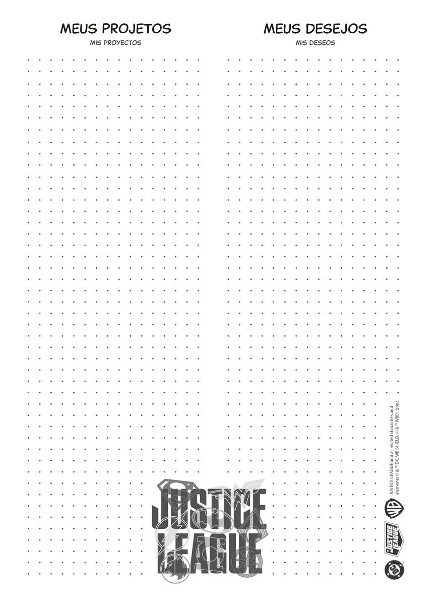 CADERNO ESPIRAL UNIVERSITÁRIO CAPA DURA 01 MATÉRIA 80 FOLHAS - LIGA DA JUSTIÇA — miniatura 14
